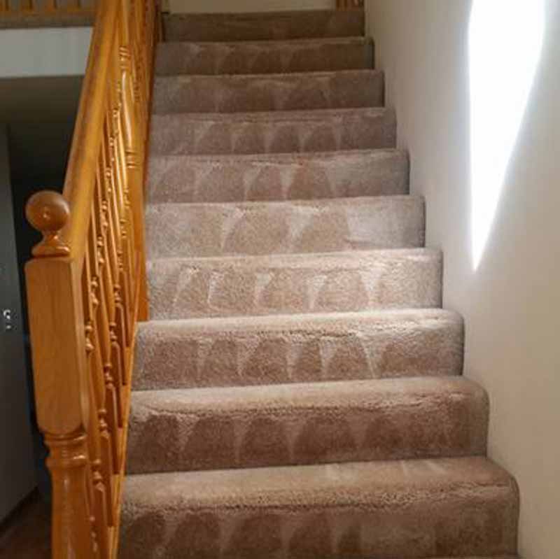 Stair Carpet Cleaning Results